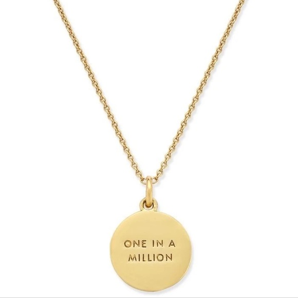 Kate Spade New York Initial Pendant Necklace R Gold - Picture 2 of 2